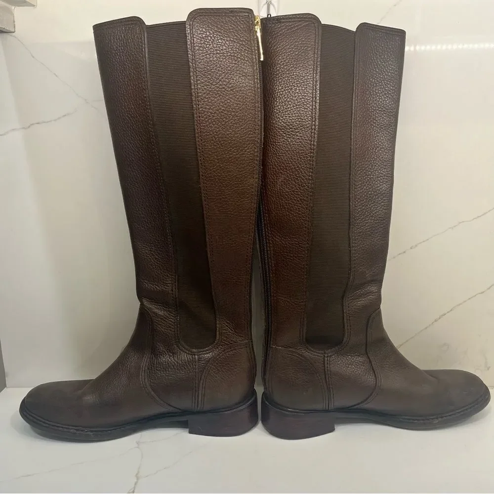 Tory Burch Tall Brown Riding Boots